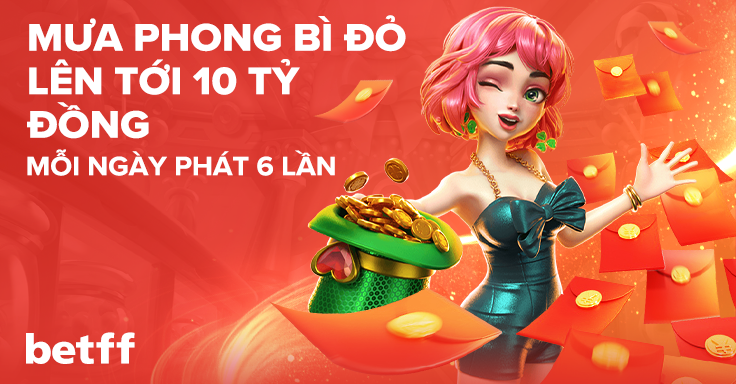 Mưa phong bì đỏ tại Betff